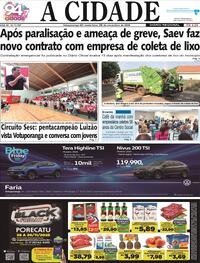 Capa do jornal Jornal A Cidade de Votuporanga 28/11/2025