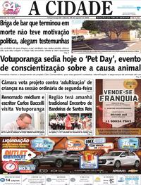 Capa do jornal Jornal A Cidade de Votuporanga 30/08/2025
