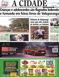 Capa do jornal Jornal A Cidade de Votuporanga 30/09/2025