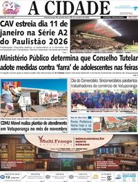 Capa do jornal Jornal A Cidade de Votuporanga 30/10/2025