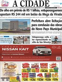 Capa do jornal Jornal A Cidade de Votuporanga 30/12/2025