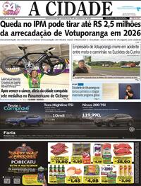 Capa do jornal Jornal A Cidade de Votuporanga 31/10/2025