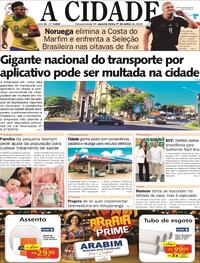 Capa Jornal A Cidade de Votuporanga