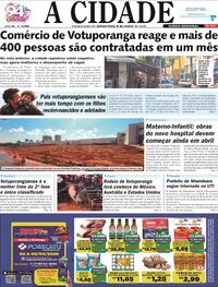 Capa do jornal Jornal A Cidade de Votuporanga 02/04/2026