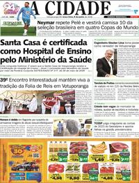 Capa Jornal A Cidade de Votuporanga 02/06/2026