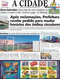Capa Jornal A Cidade de Votuporanga 02/07/2026