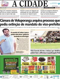 Capa do jornal Jornal A Cidade de Votuporanga 03/03/2026