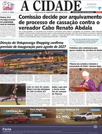Capa do jornal Jornal A Cidade de Votuporanga 03/04/2026