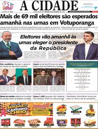 Capa Jornal A Cidade de Votuporanga