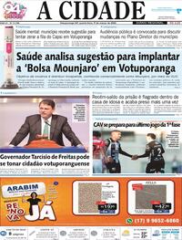 Capa do jornal Jornal A Cidade de Votuporanga 04/03/2026