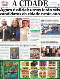 Capa Jornal A Cidade de Votuporanga 04/08/2026