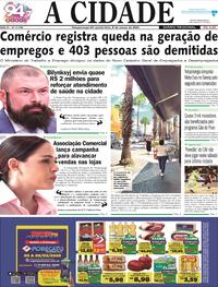 Capa do jornal Jornal A Cidade de Votuporanga 05/03/2026