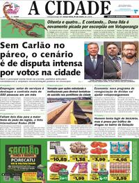 Capa do jornal Jornal A Cidade de Votuporanga 05/05/2026