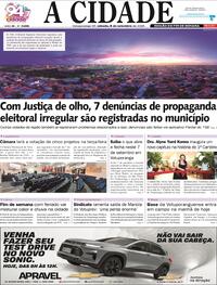 Capa Jornal A Cidade de Votuporanga
