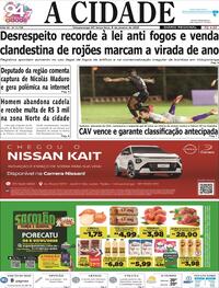 Capa do jornal Jornal A Cidade de Votuporanga 06/01/2026