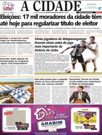 Capa do jornal Jornal A Cidade de Votuporanga 06/05/2026