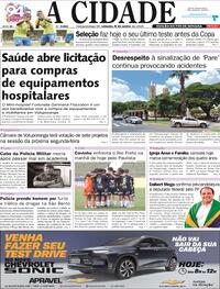 Capa Jornal A Cidade de Votuporanga 06/06/2026