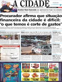 Capa Jornal A Cidade de Votuporanga 06/08/2026