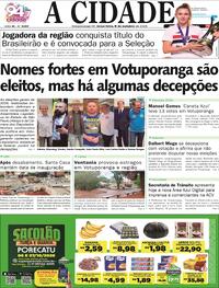 Capa Jornal A Cidade de Votuporanga 06/10/2026