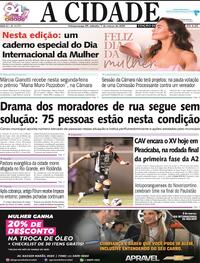 Capa do jornal Jornal A Cidade de Votuporanga 07/03/2026