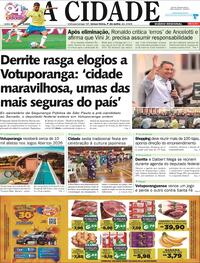Capa Jornal A Cidade de Votuporanga 07/07/2026