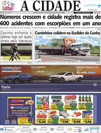 Capa do jornal Jornal A Cidade de Votuporanga 08/01/2026