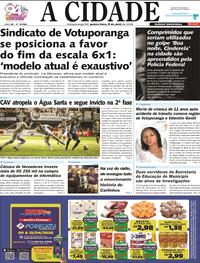 Capa do jornal Jornal A Cidade de Votuporanga 09/04/2026