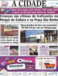 Capa do jornal Jornal A Cidade de Votuporanga 11/02/2026