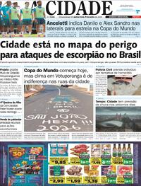 Capa Jornal A Cidade de Votuporanga