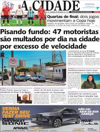 Capa Jornal A Cidade de Votuporanga