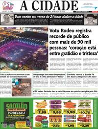 Capa do jornal Jornal A Cidade de Votuporanga 12/05/2026