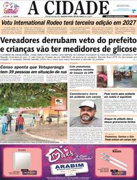 Capa do jornal Jornal A Cidade de Votuporanga 13/05/2026