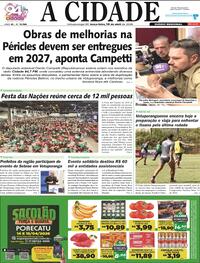 Capa do jornal Jornal A Cidade de Votuporanga 14/04/2026