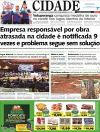 Capa Jornal A Cidade de Votuporanga 14/10/2026