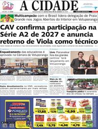 Capa Jornal A Cidade de Votuporanga