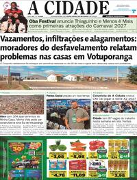 Capa Jornal A Cidade de Votuporanga