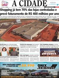 Capa Jornal A Cidade de Votuporanga