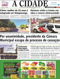 Capa do jornal Jornal A Cidade de Votuporanga 17/03/2026