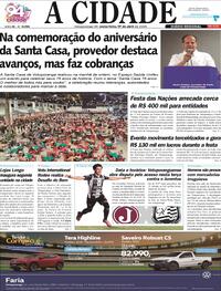 Capa do jornal Jornal A Cidade de Votuporanga 17/04/2026