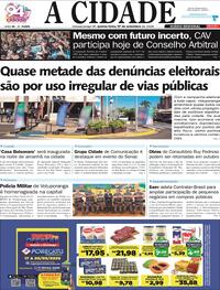Capa Jornal A Cidade de Votuporanga