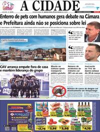 Capa do jornal Jornal A Cidade de Votuporanga 19/03/2026