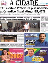 Capa Jornal A Cidade de Votuporanga