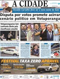 Capa do jornal Jornal A Cidade de Votuporanga 21/02/2026