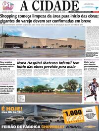 Capa do jornal Jornal A Cidade de Votuporanga 21/03/2026