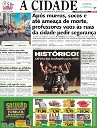 Capa do jornal Jornal A Cidade de Votuporanga 21/04/2026