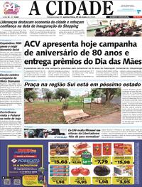 Capa do jornal Jornal A Cidade de Votuporanga 21/05/2026
