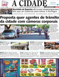 Capa Jornal A Cidade de Votuporanga 21/08/2026
