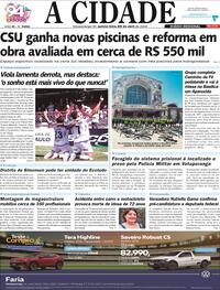 Capa do jornal Jornal A Cidade de Votuporanga 23/04/2026