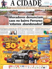 Capa Jornal A Cidade de Votuporanga