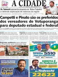 Capa Jornal A Cidade de Votuporanga 24/09/2026